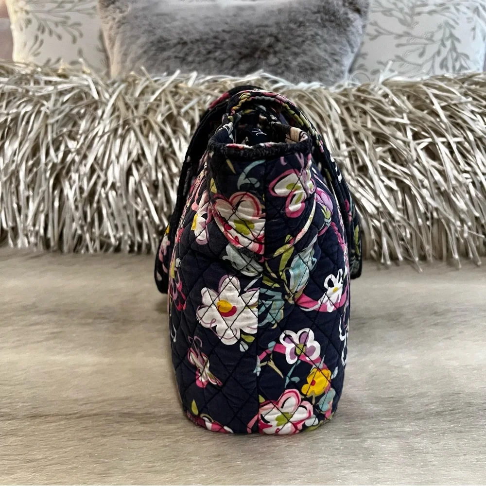 VERA BRADLEY Ribbons 2012 Mandy Tote
Pink Yellow Blue Floral Y2K Zipper Handles - Picture 6 of 15